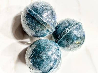 Organic Activated Charcoal Bath Bombs