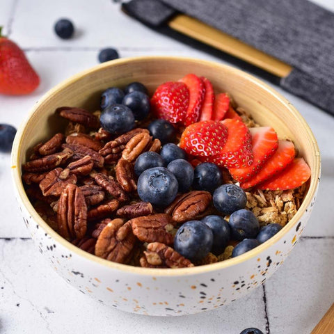 Bamboo Snack & Dip Bowls (15cm Diameter)-4