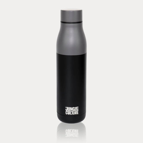Reusable Stainless Steel Water Bottle (Matt Effect Black)-6