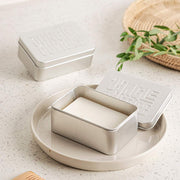 Travel Soap Tin | Metal Soap Container (w/ Drip Tray)-0